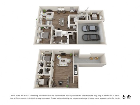 Floor plan for 4 beds, 3 baths, 3001 sqft